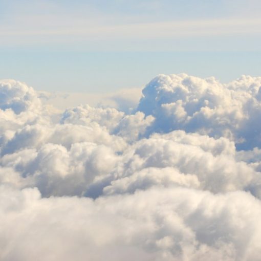 Nimbus clouds and blue calm sky, illustrating cloud brokering