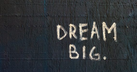 Dream Big text, illustrating the size of the cloud computing opportunity