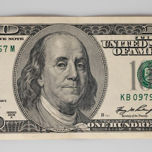 A one hundred dollar bill, illustrating average company cloud spending
