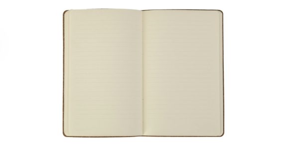 An open notebook with lined pages and a ballpoint pen above it, illustrating cloud computing tips for 2011