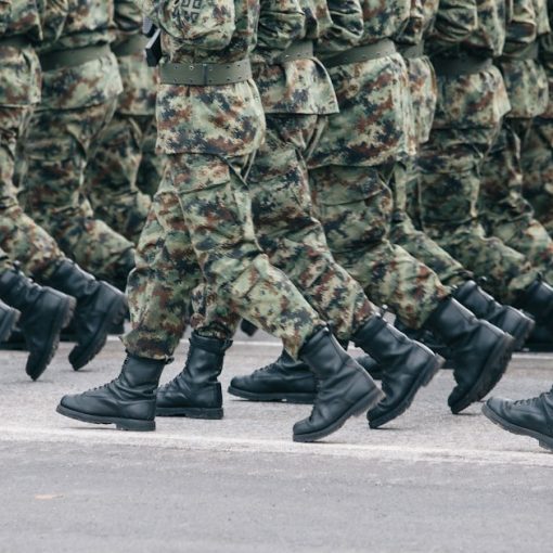 Men in green and brown camouflage uniform, illustrating cloud security good enough for the Pentagon