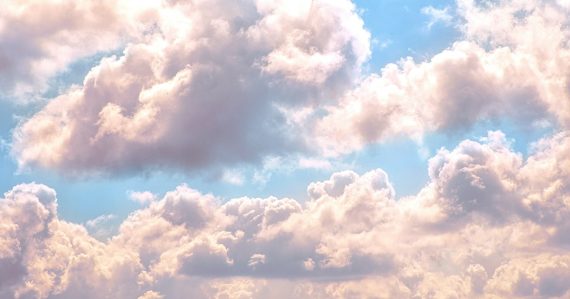 Cloudy sky at daytime, illustrating why the forecast is cloudy