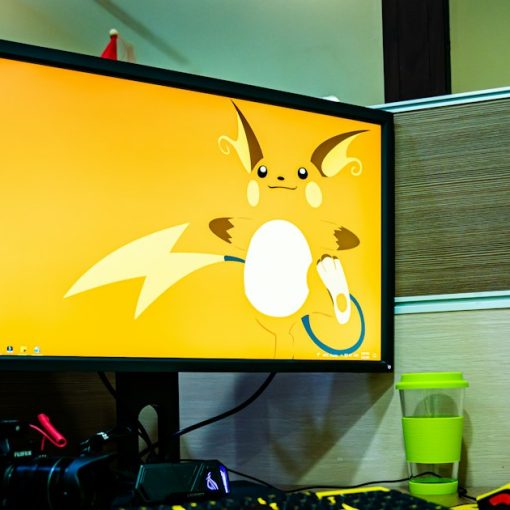 Flat screen computer monitor and keyboard on a desk, illustrating desktop virtualization for Windows migration