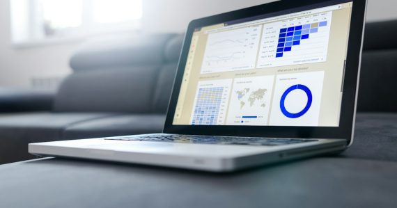 Turned on black and grey laptop computer, illustrating criticism of Gartner's cloud quadrant