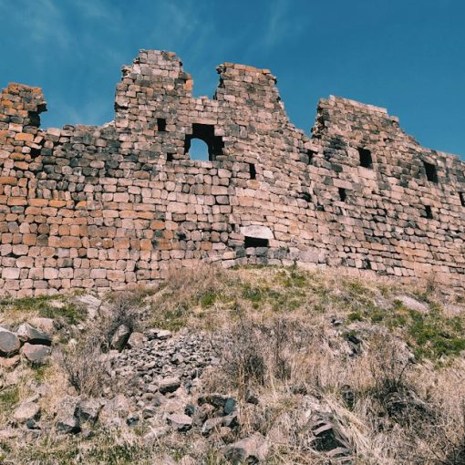 A large stone fortress sitting on top of a hill, illustrating cloud computing security strengths