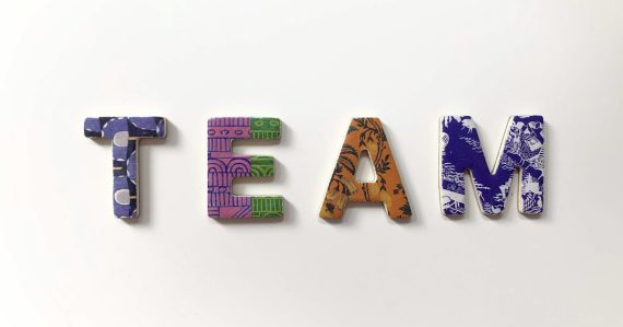 Team freestanding letters, illustrating SMB confusion about cloud technology