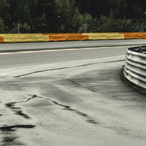 Race track corner, illustrating virtualization outpacing security practices
